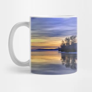 The Shoreline on An Early Spring Evening on a Northern Canadian Lake Mug